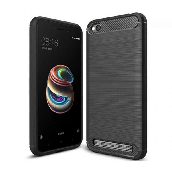 Чехол накладка Polished Carbon для Xiaomi Redmi 5A черный