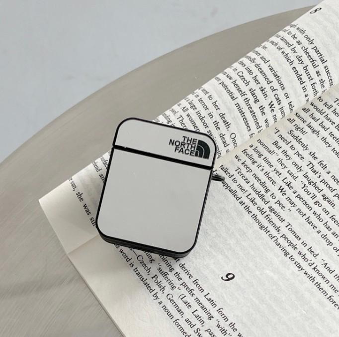 Зеркальный чехол для Apple Airpods 1/2 The North Face Серый