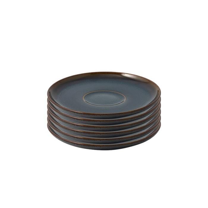 Блюдце Villeroy & Boch Crafted 6 предметов 15 см Темно-синий (2642964)
