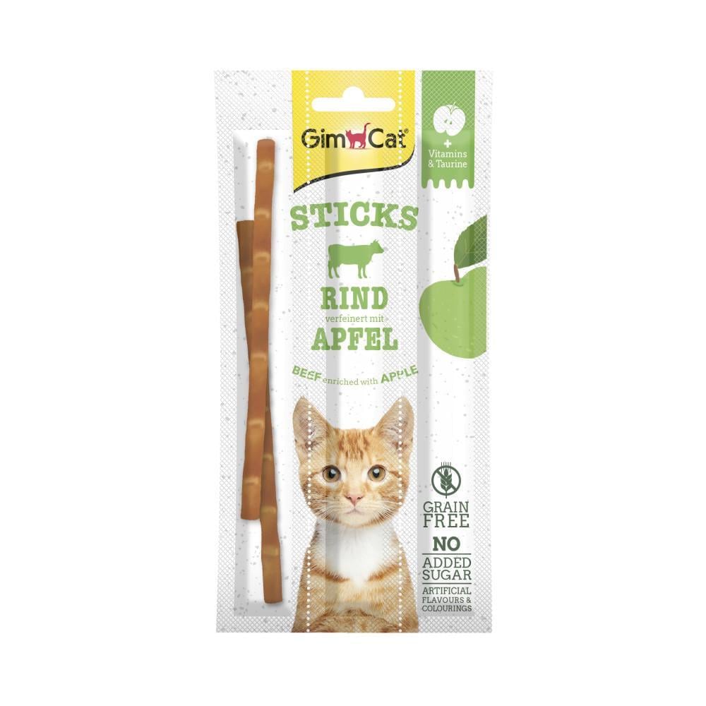 Лакомство для кошек GimCat Superfood Duo-Sticks мясные палочки с говядиной и яблоком 3 шт. (1221918274)