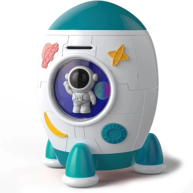 Сейф Ракета електронна музична 852A Білий із синім (9171-1)