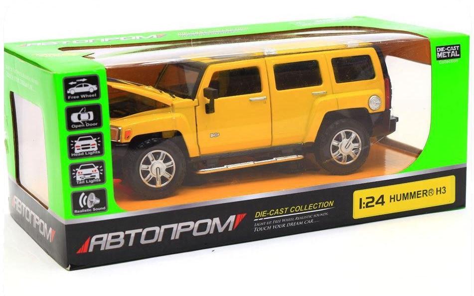 ᐉ Іграшкова машинка-модель металева Автопром Hummer H3 1:24