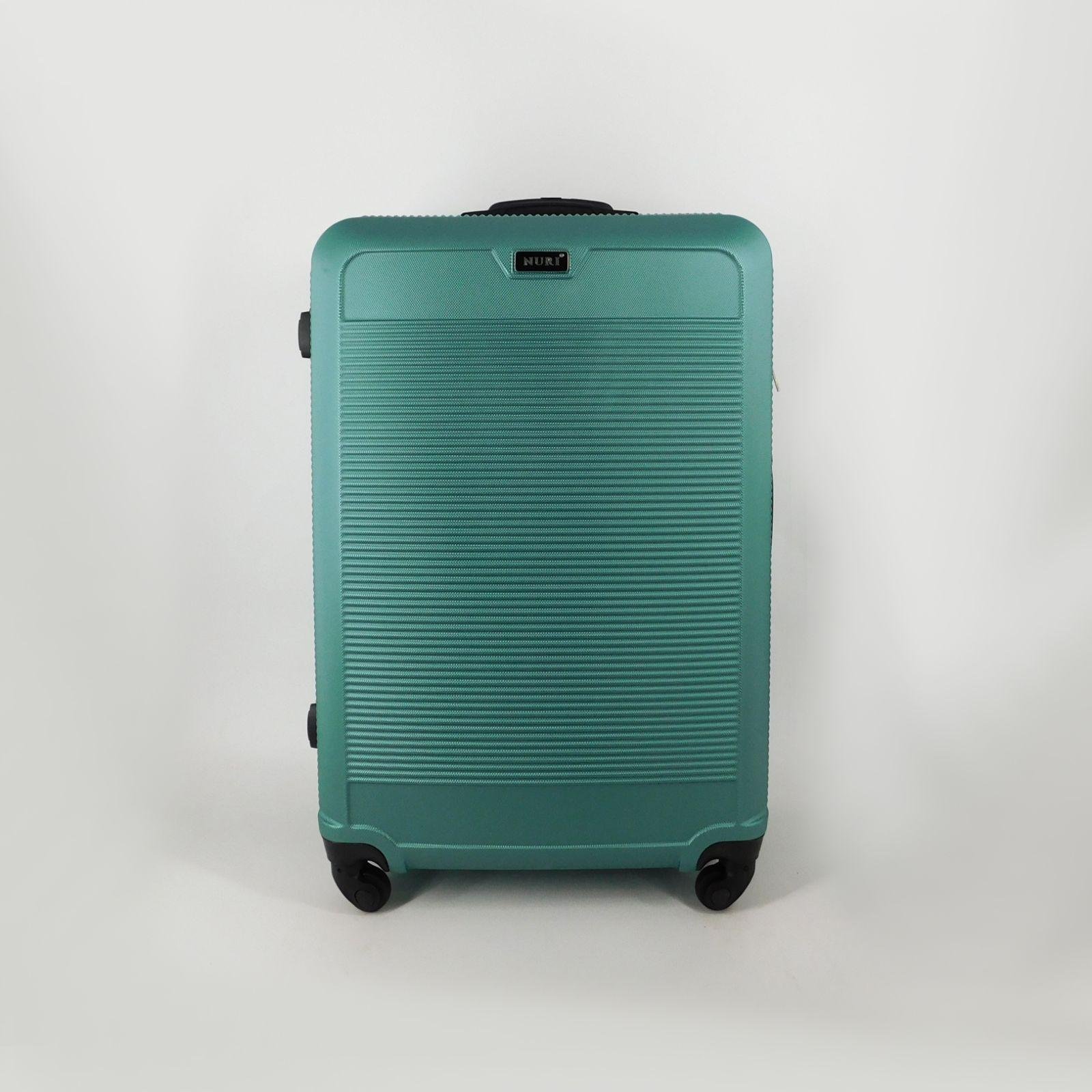 Валіза пластикова Nuri 270 велика Зелений - фото 1