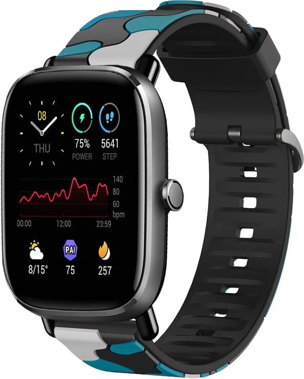 Ремешок Tactic Camouflage для Amazfit GTS 2 mini Blue (32923-28)