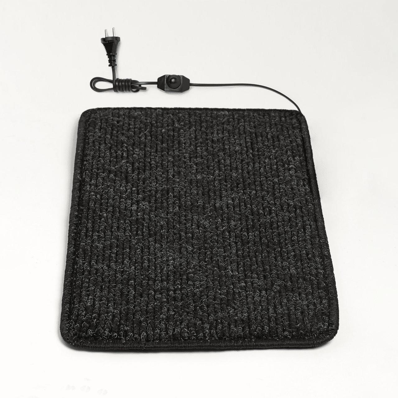 Коврик с подогревом с термоизоляцией и регулятором 50х30 см Черный (5030TD-BLK)