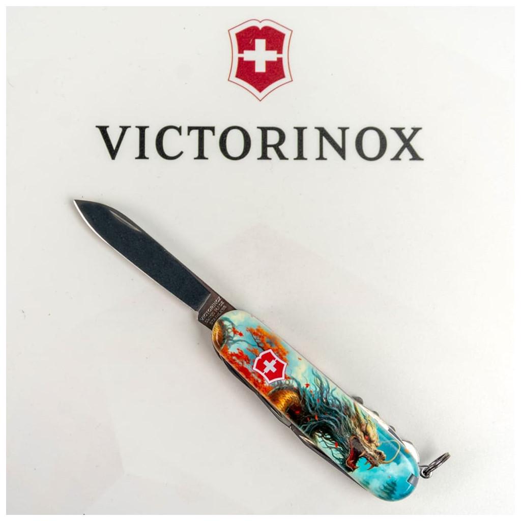 Туристичний ніж Victorinox Huntsman Zodiac Бойовий дракон 91 мм (1.3713.7_Z3230p) - фото 5