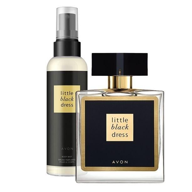 Набор парфюмированный женский Avon Little Black Dress аромат 50 мл спрей для тела 100 мл (AV12578)