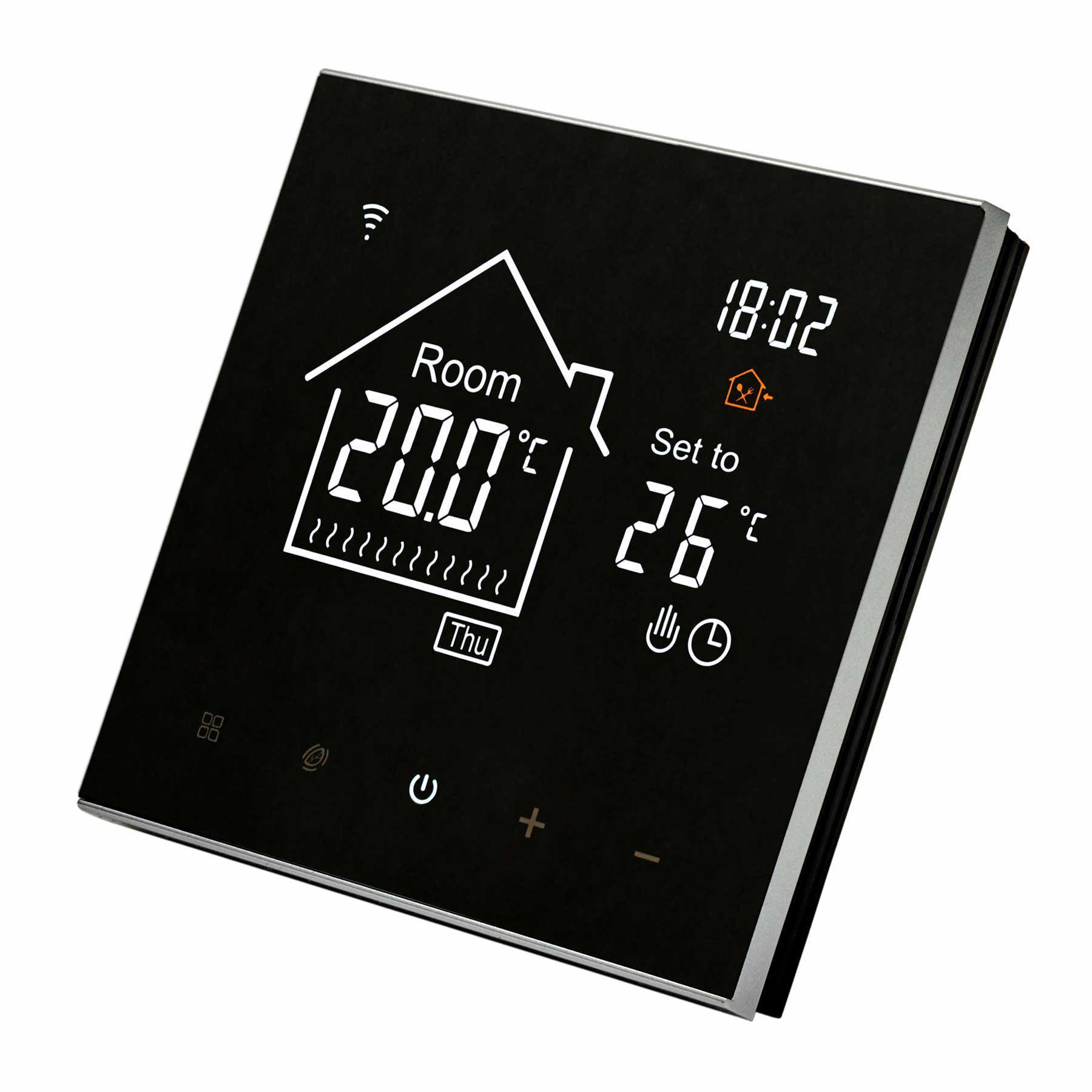 Теплый пол Grand Lane GL-mat 1 м2 180 Вт нагревательный мат glm1810k7 и WiFi Glass сенсорный программируемый терморегулятор Черный - фото 4