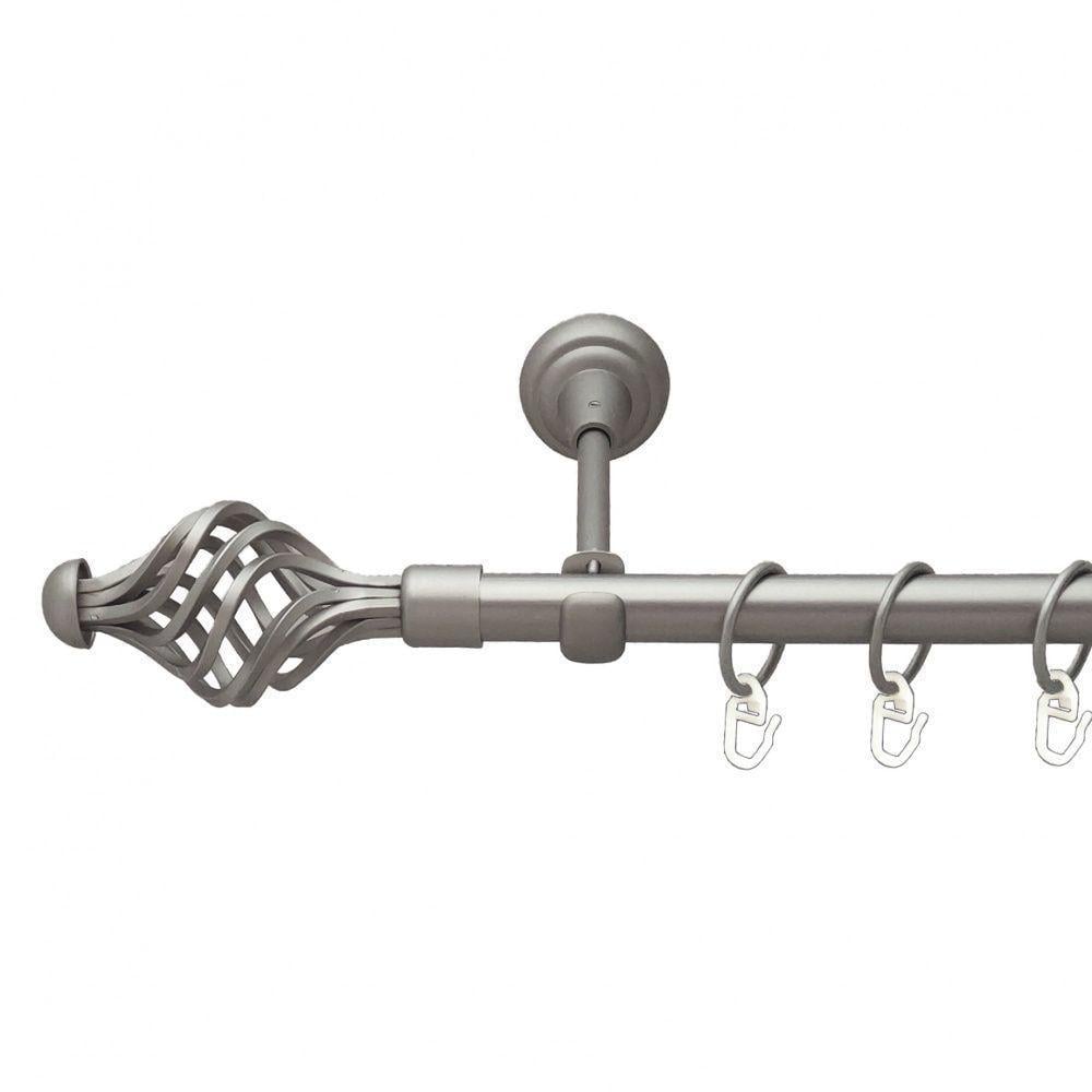 Карниз трубчатый одинарный Orvit Арезо 19 мм 200 см Сатин (000-8045) - фото 1