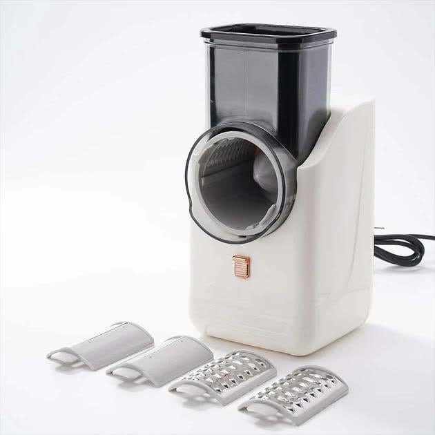 Овощерезка электрическая Vegetable cutter 3в1 50 Вт Белый (28583139) - фото 7