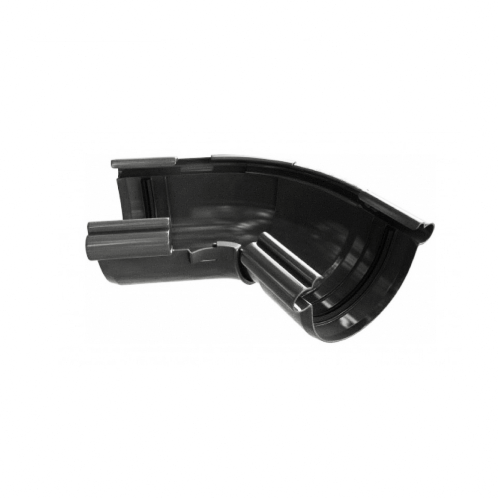 Угол желоба регулируемый Alta Profil 125 система 120-145° Графитовый (18170072) - фото 1