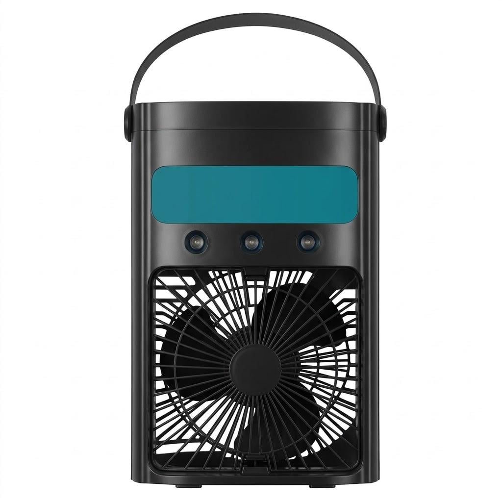 Охолоджувач повітря портативний Air Cooler 700ml з LED-підсвіткою та функцією зволоження (33502943) Охолоджувач повітря портативний Air Cooler 700ml з LED-підсвіткою та функцією зволоження (33502943)
