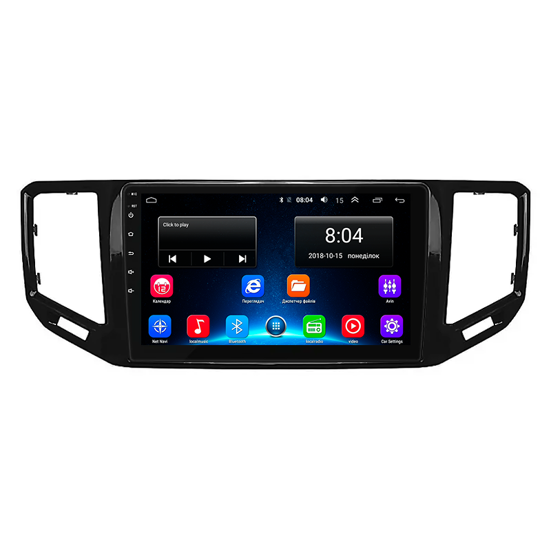 Штатная магнитола 10" Lesko для Volkswagen Teramont I Рестайлинг 2021-н.в. 2/32Gb/ Wi-Fi Optima Вольксваген