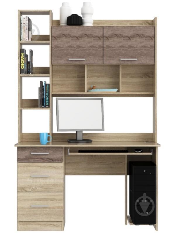 Стол компьютерный Эверест Школьник-6Н сонома комби - фото 2