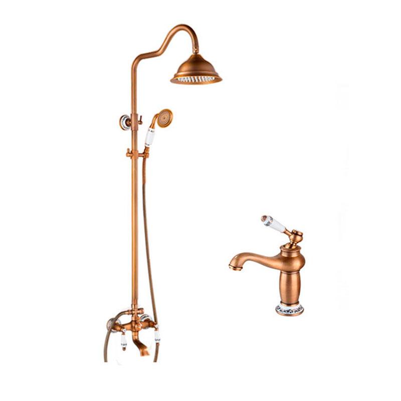 Набор смесителей Art design Бронзовый (C11-02 + 0169-3)