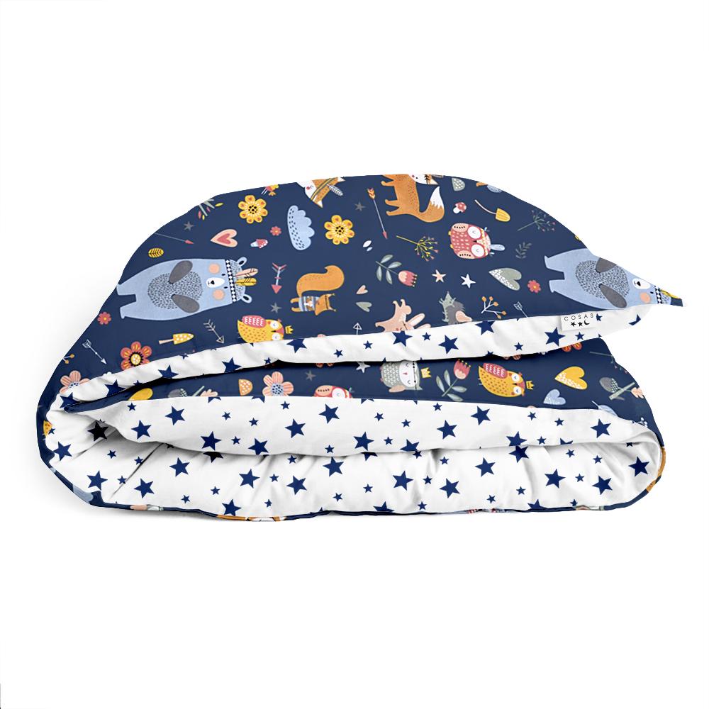 Пододеяльник полуторный Animals 155х215 см Indi Blue