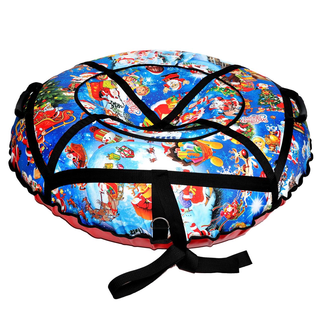 Тюбинг для катания на снегу Новый Год 100 см (iz16099) Тюбинг для катания на снегу Новый Год 100 см (iz16099)