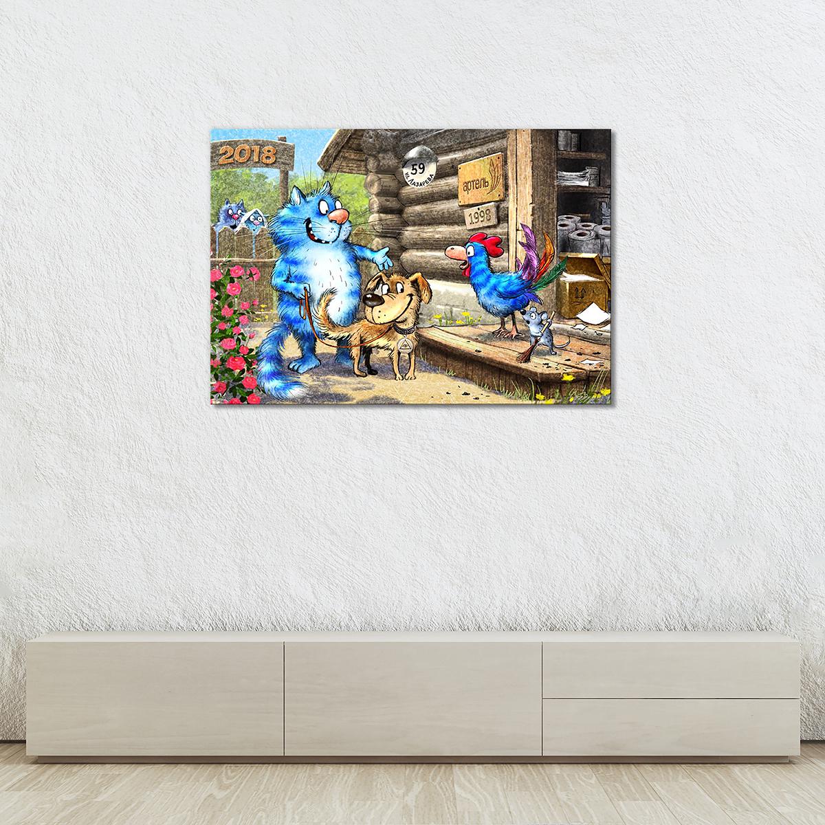 Модульная картина Заняли первое место 1 модуль 80x120 см (_rinaz_20181634004)