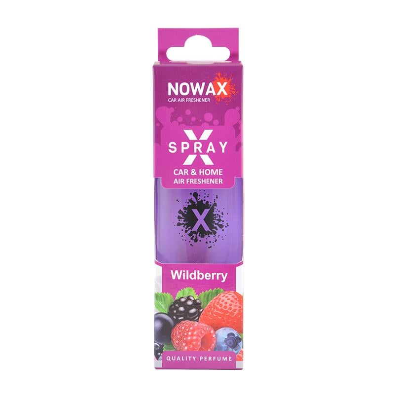 Ароматизатор Nowax X Spray Wildberry з розпилювачем 50 мл (NX07604)