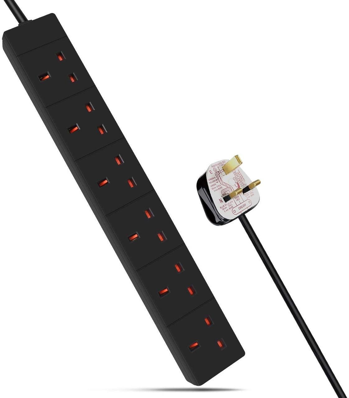 Подовжувач що неперемикається 6-канальний (X0017XW4LZ)