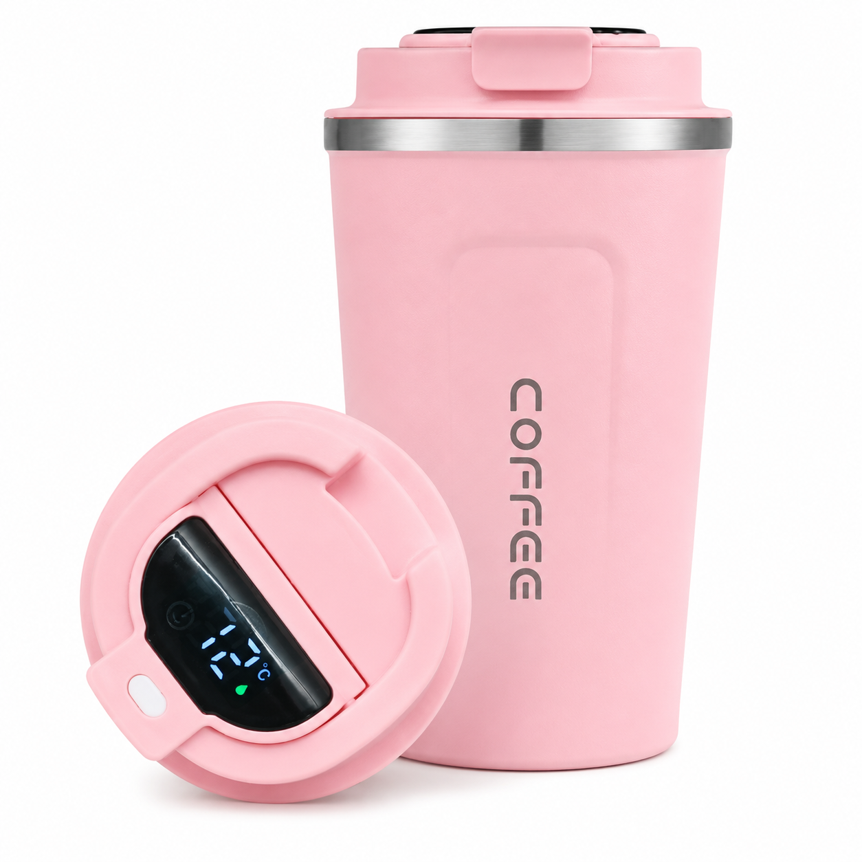Термокружка Coffee из нержавеющей стали 510 мл Розовый (36163011) Термокружка Coffee из нержавеющей стали 510 мл Розовый (36163011)