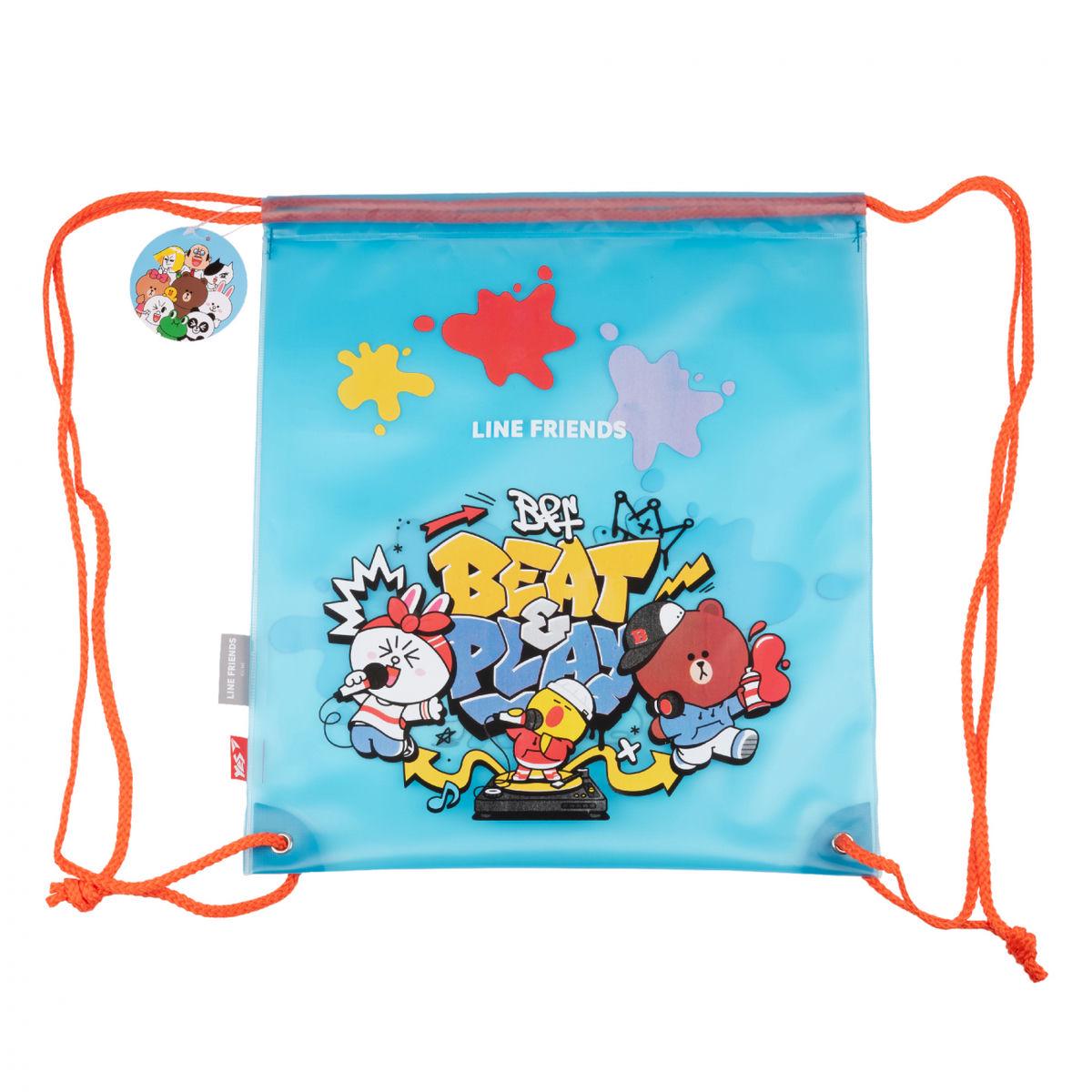 Сумка для обуви YES Line Friends 40x35 см Голубой (533528)