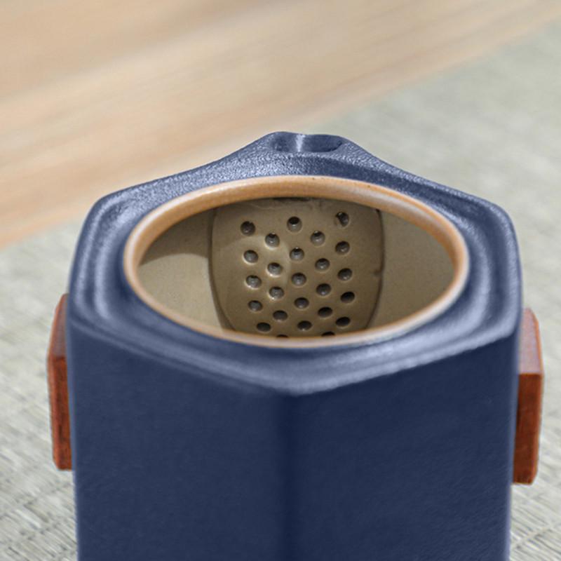 Сервиз для чайной церемонии дорожный Lesko 45521 керамический 7 пр. Dark blue (2471836541) - фото 4