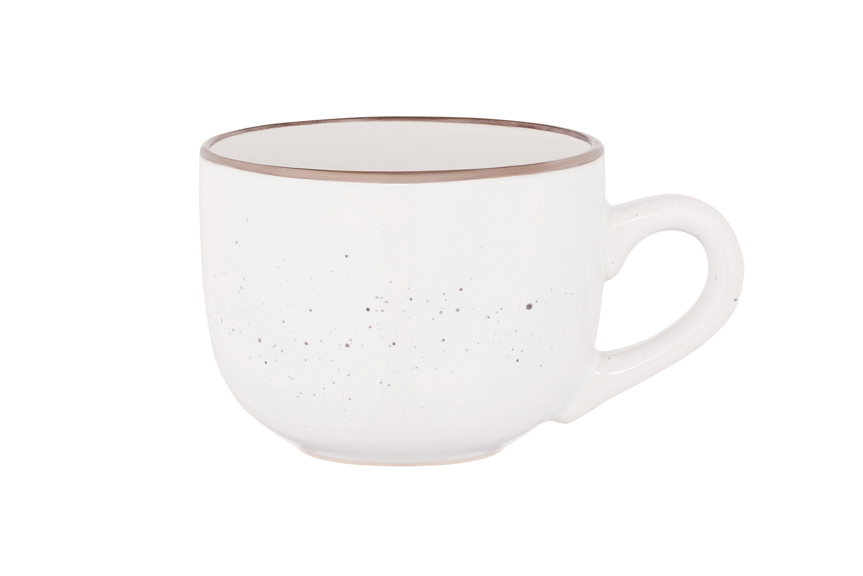 Чашка керамічна Ardesto Bagheria 480 мл Bright White (AR2948WGC) Чашка керамічна Ardesto Bagheria 480 мл Bright White (AR2948WGC)