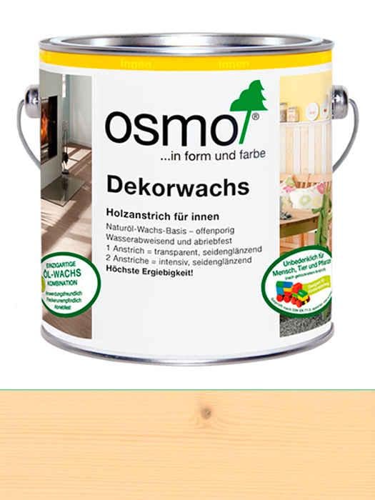 Масло Dekorwachs Transparent tone Osmo прозрачное цветное для древесины 2,5 л 3136 Береза