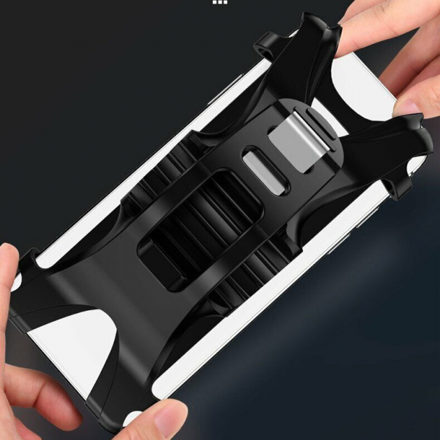 Держатель велосипедный Usams US-ZJ053 Bicycle Silicone Phone Holder 4-6" Black - фото 5 Держатель велосипедный Usams US-ZJ053 Bicycle Silicone Phone Holder 4-6" Black - фото 5