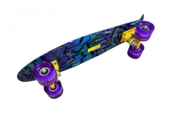 Пенніборд круїзер Penny Board Violet 56х15 см Фіолетовий (1632822765) - фото 2 Пенніборд круїзер Penny Board Violet 56х15 см Фіолетовий (1632822765) - фото 2