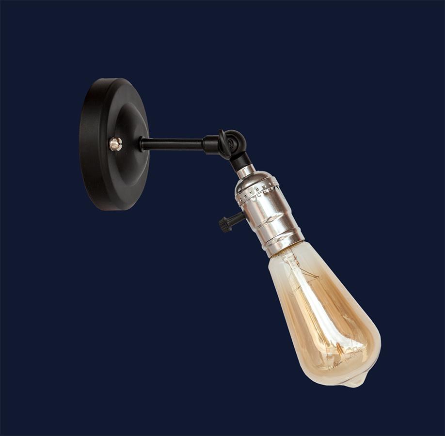 Світильник настінний Levistella 752WB3401-1 Чорний/Хром - фото 2 Світильник настінний Levistella 752WB3401-1 Чорний/Хром - фото 2