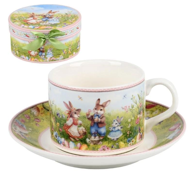 Чашка с блюдцем Пасхи Easter Tale 2 пр. 160 мл/14 см (R40721)
