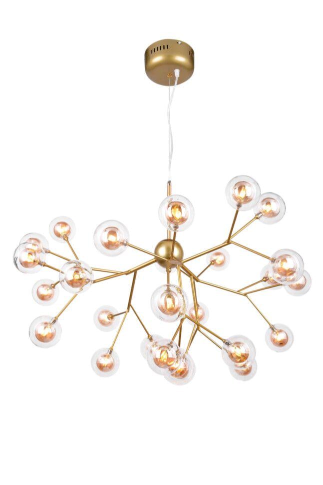 Люстра WunderLicht Mf5206 80x120 см Прозрачно-золотистый (MF5206-427) Люстра WunderLicht Mf5206 80x120 см Прозрачно-золотистый (MF5206-427)