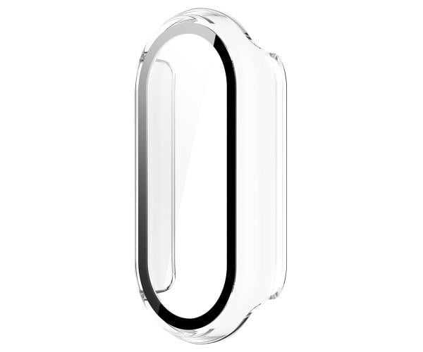 Чехол с защитным стеклом Protective Cover with Glass для Xiaomi Smart Band 9 Прозрачный Чехол с защитным стеклом Protective Cover with Glass для Xiaomi Smart Band 9 Прозрачный