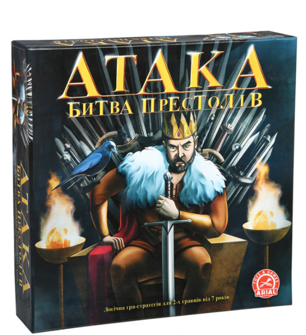 Настільна гра Arial 911401 Атака Битва престолів українською мовою