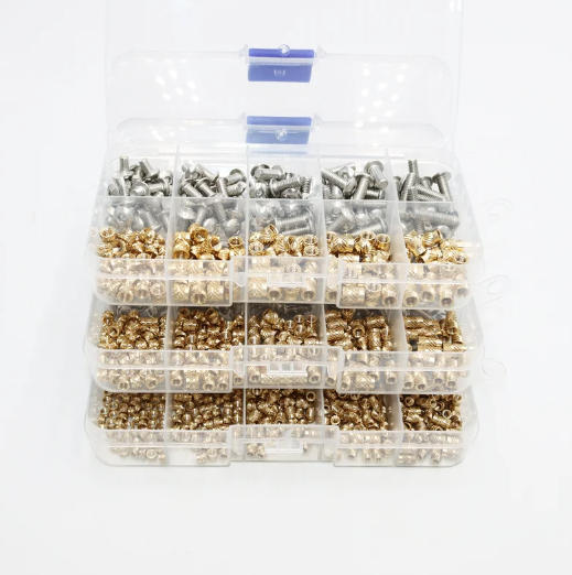 Комплект термогайки и винты для печати 3D PLA/ABS Spec М2,5 мм 600 шт. (SP-16625600) - фото 10