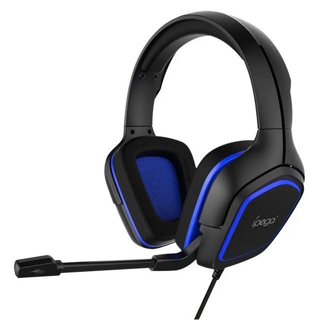 Навушники для геймерів iPega Gaming PG-R006B Black/Blue (017184) - фото 1