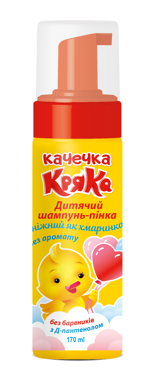 Шампунь-пенка детский для волос Леда утка кряка без аромата 170 мл