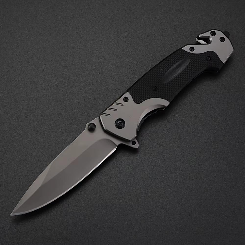 Туристичний ніж Browning складаний з кліпсою/склобоєм та стропорізом Black (Browni-18-2) - фото 6