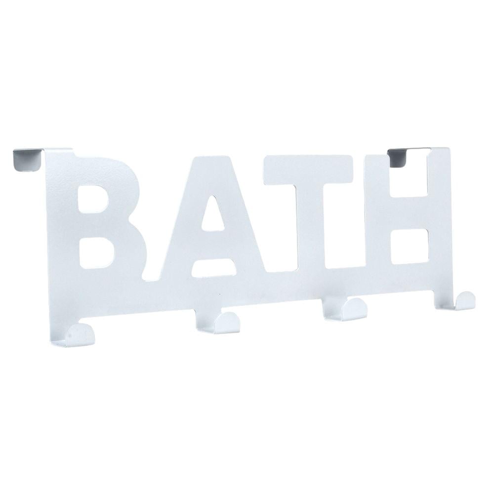 Вешалка для ванной Bath R100829 4 крючка 32х13 см Белый