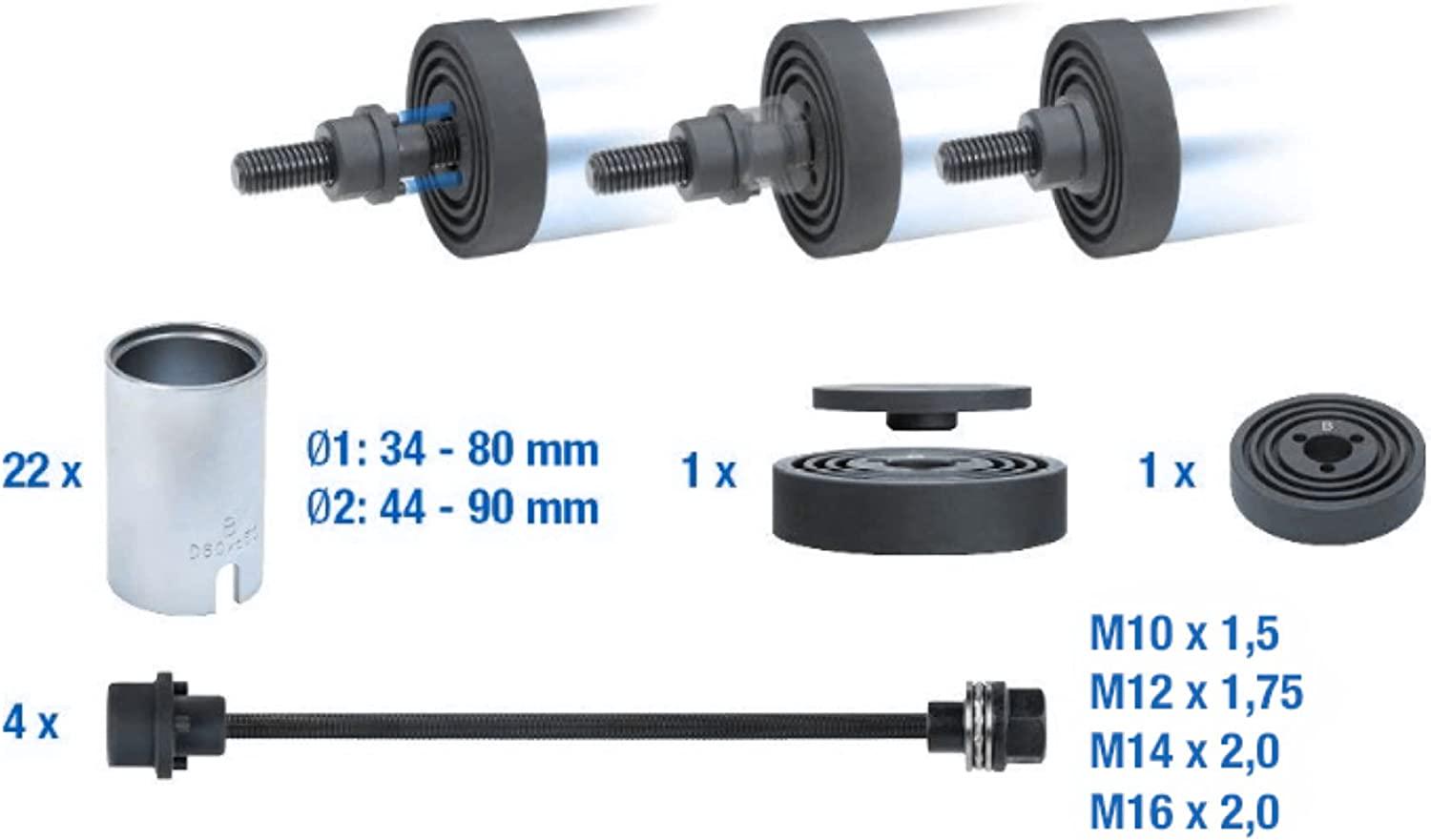 Набор для демонтажа Rewolt сайлентблоков 26 (T2035) - фото 5 Набор для демонтажа Rewolt сайлентблоков 26 (T2035) - фото 5