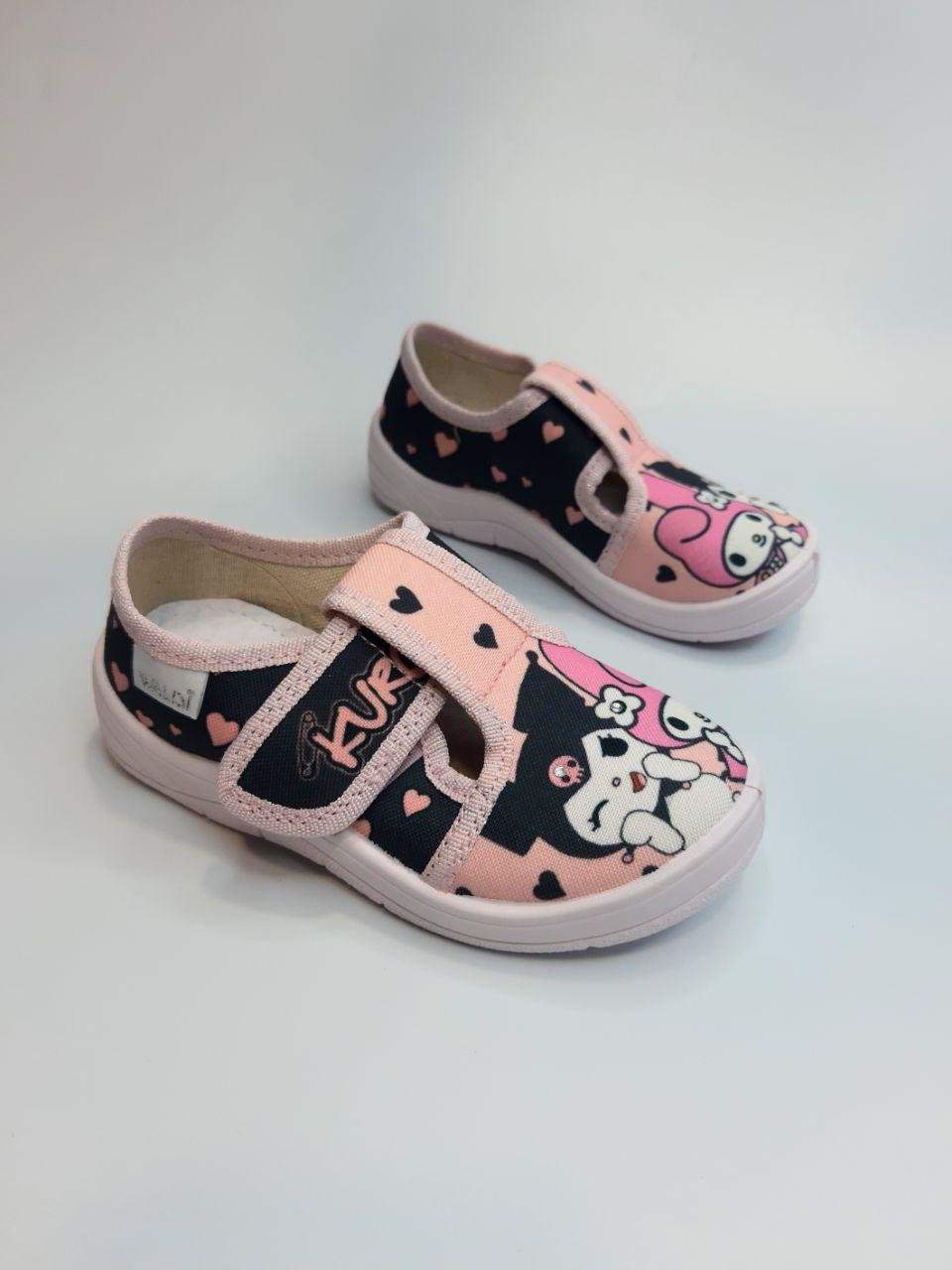 Тапочки для девочки Waldi текстильные р. 26 16,4 см Розовый (360-637)