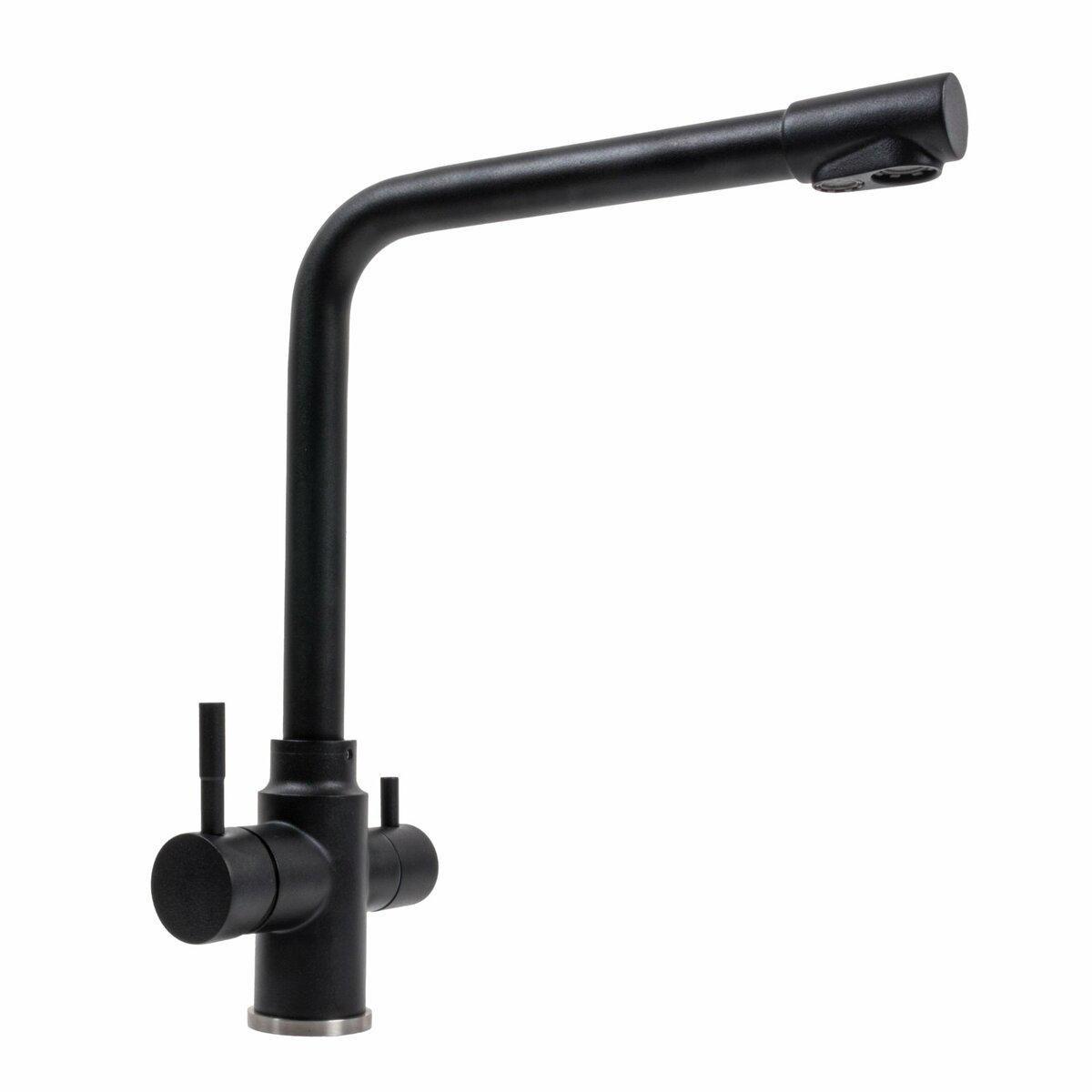 Смеситель под фильтр Platinum KT 8201 Черный матовый (8626) Смеситель под фильтр Platinum KT 8201 Черный матовый (8626)