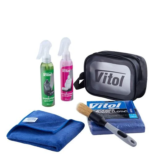 Набор по уходу за кожей авто Vitol (00000064135)