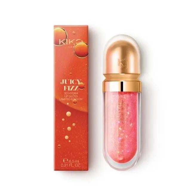 Блеск для губ Kiko Milano Juicy Fizz 3D Hydra 6,5 мл №02 Fruityt Sorbetto (404501)