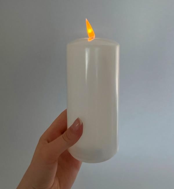 Свічки світлодіодні 02 3 шт. 10/12,5/15 см Білий (10635) - фото 3 Свічки світлодіодні 02 3 шт. 10/12,5/15 см Білий (10635) - фото 3