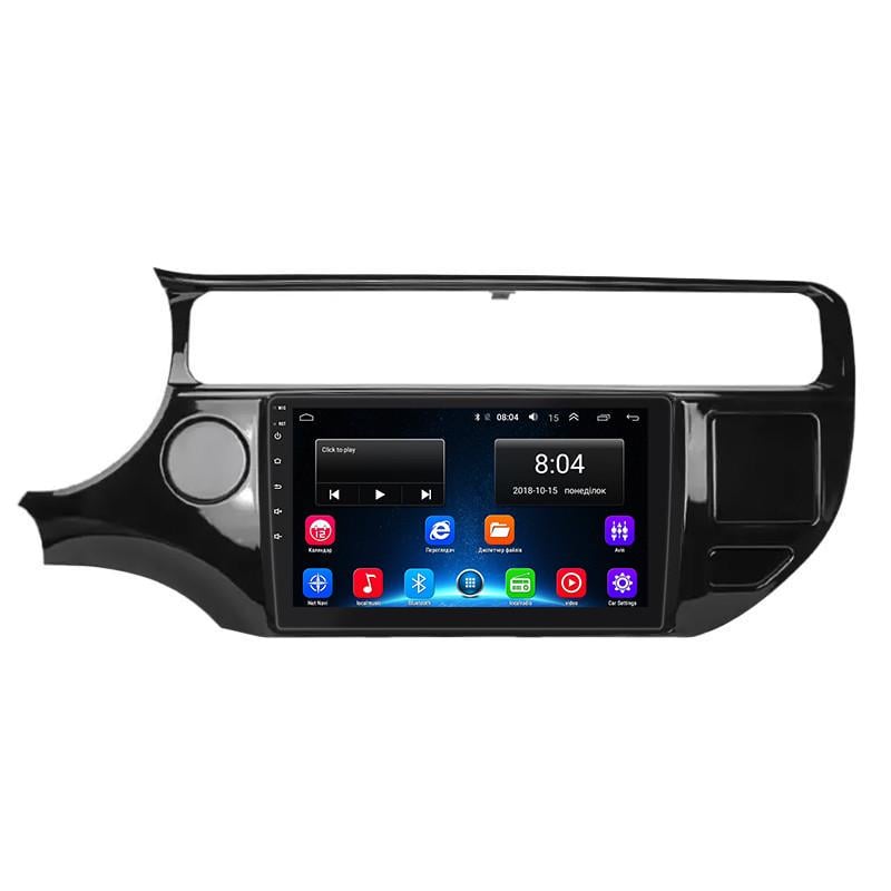 Автомагнітола штатна Lesko для Kia Rio III рестайлінг 2015-2017 9" 2/32Gb Wi-Fi GPS Base 1662_MOB