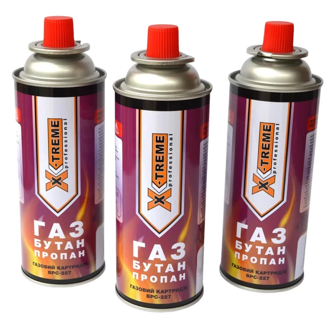 Баллон газовый универсальный X-Treme 24 шт. 227 г - фото 2 Баллон газовый универсальный X-Treme 24 шт. 227 г - фото 2