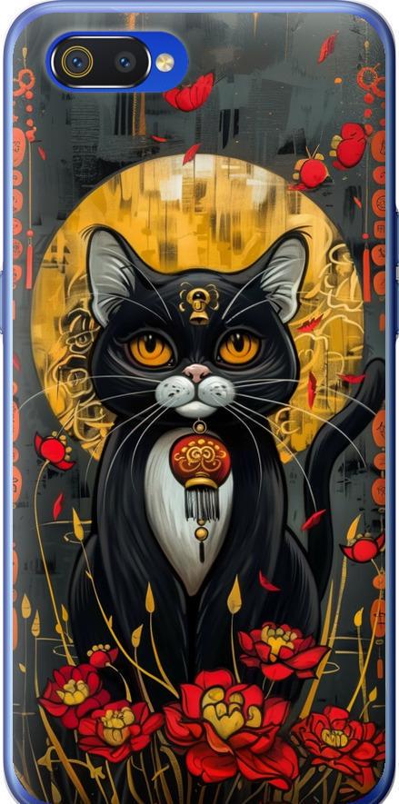 Чехол на Realme C2 China Cat (6134t-1852-42517)